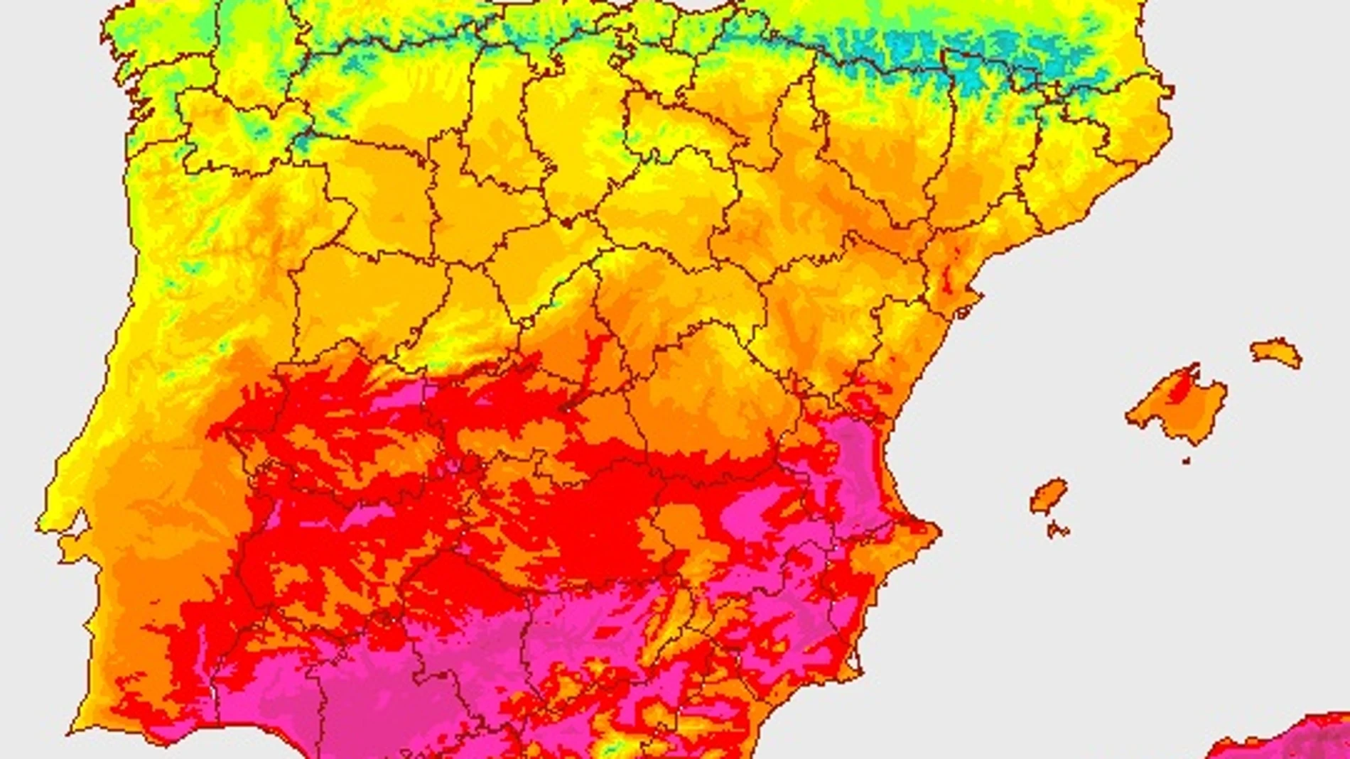 El calor vuelve a apretar en un sábado en el que también habrá zonas afectadas por chubascos fuertes
