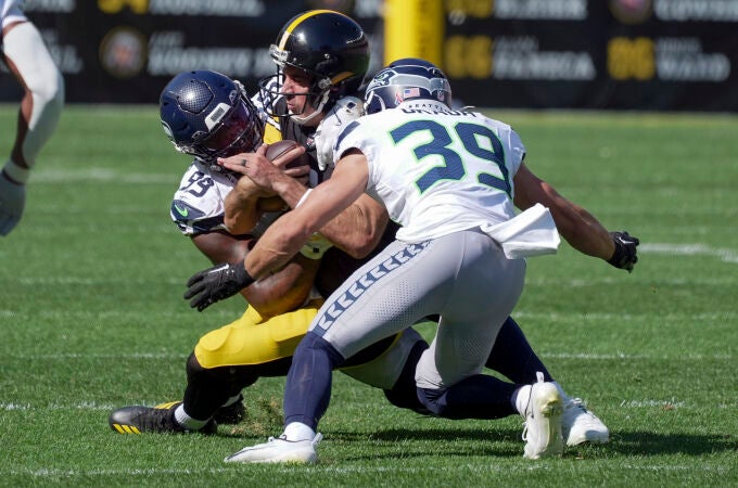 Partido de la NFL entre los Pittsburgh Stelers y los Seattle Seahawks