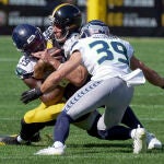 Partido de la NFL entre los Pittsburgh Stelers y los Seattle Seahawks