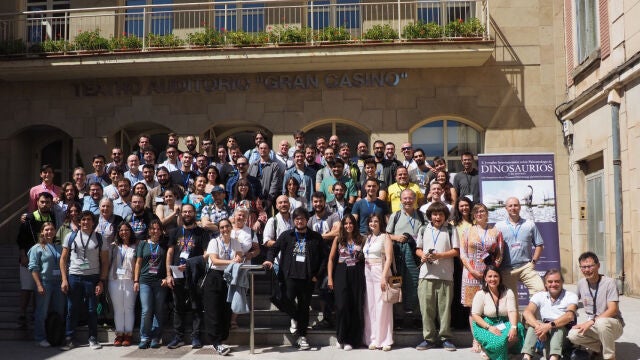 Participantes en las X Jornadas de Dinosaurios de Salas de los Infantes