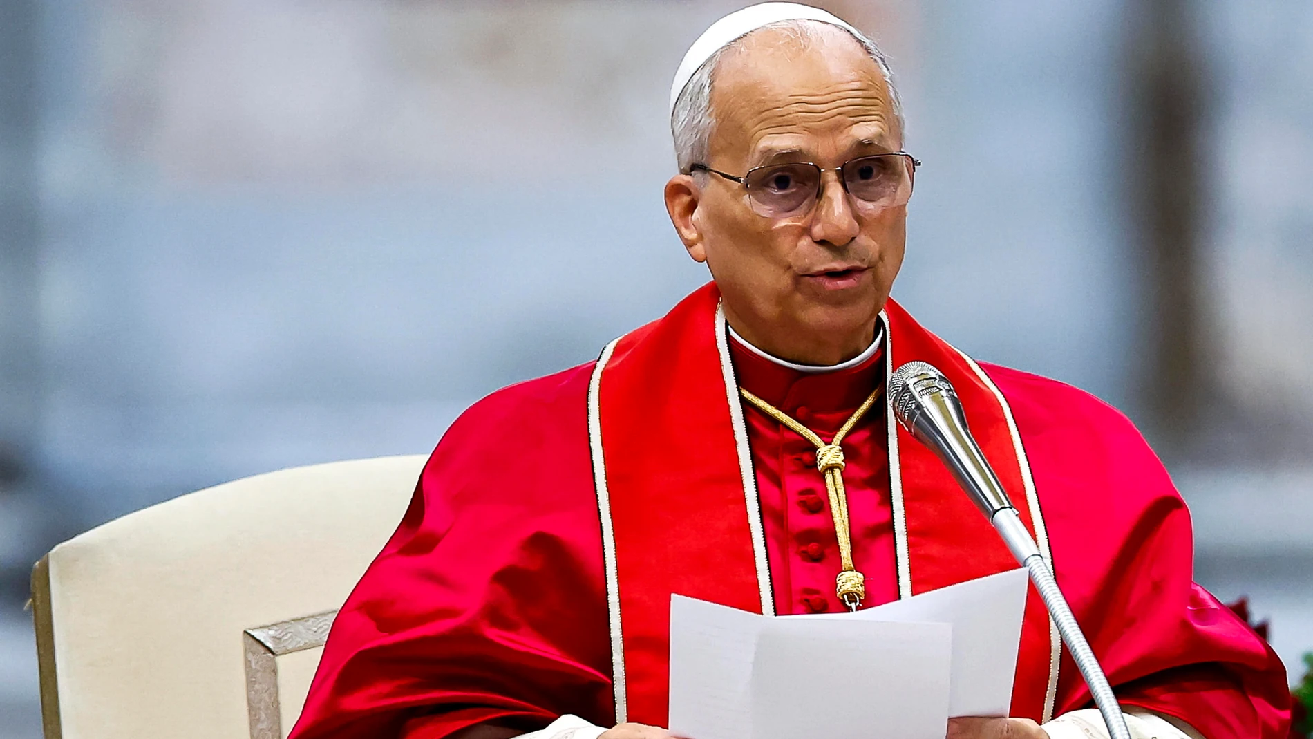 El Papa León XIV el pasado domingo en Roma