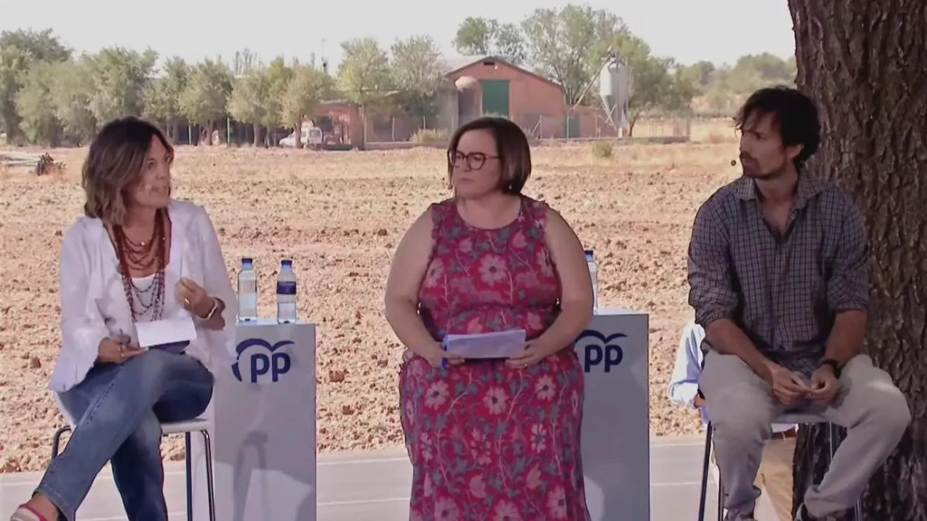 Mila Marcos durante las jornadas del PP en Membrilla (Ciudad Real)