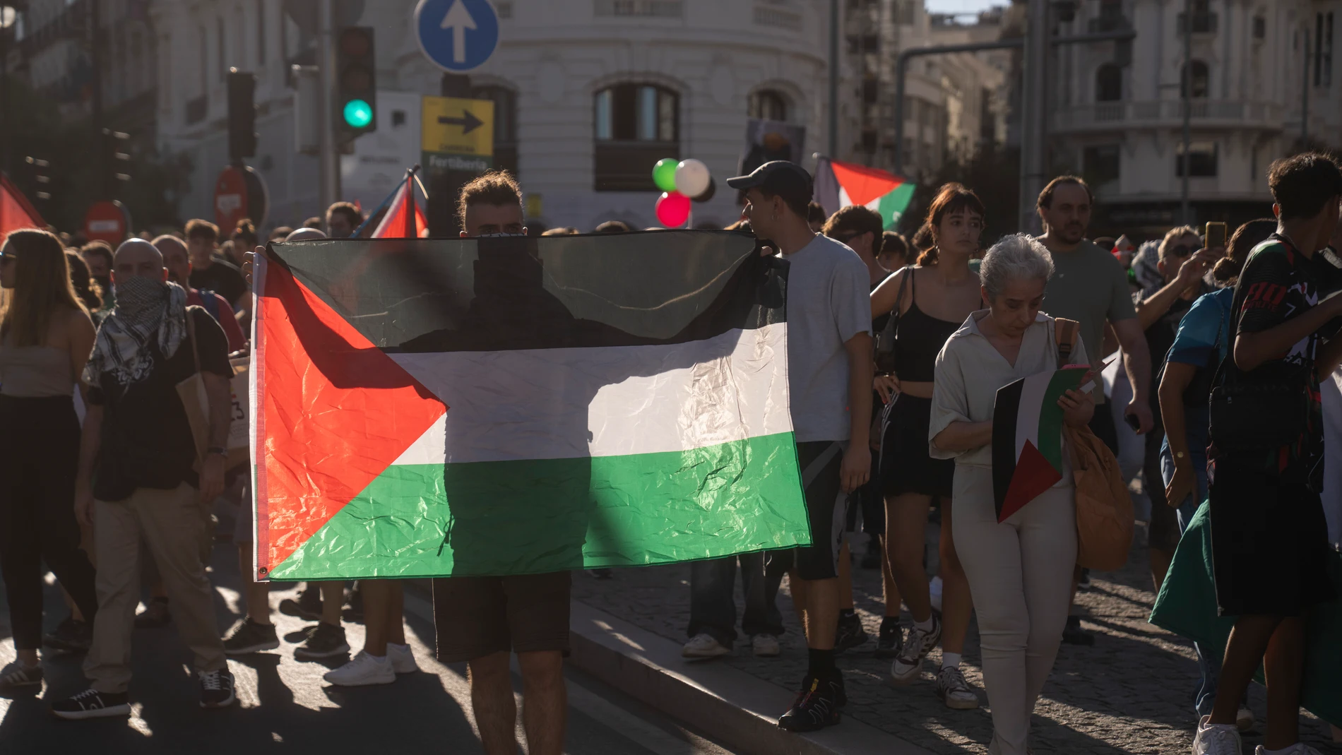Protestas por la participación de Israel y en apoyo a Palestina en La Vuelta Ciclista