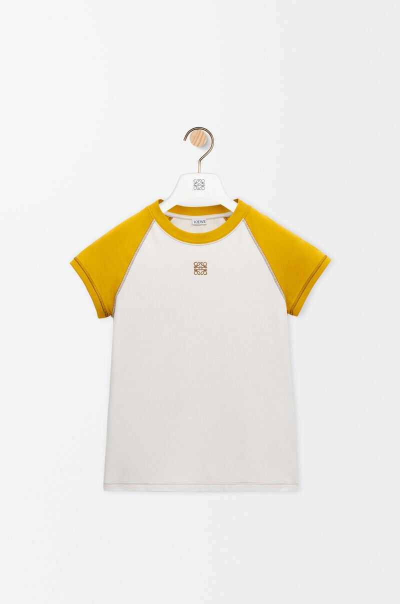 Camiseta bicolor.