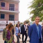 Pedro Sánchez visita una promoción de viviendas de alquiler asequible en Málaga