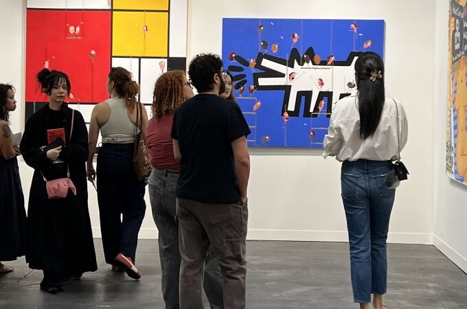 El artista murciano Moisés Yagües exhibe su obra en prestigiosas ferias de Nueva York y Berlín