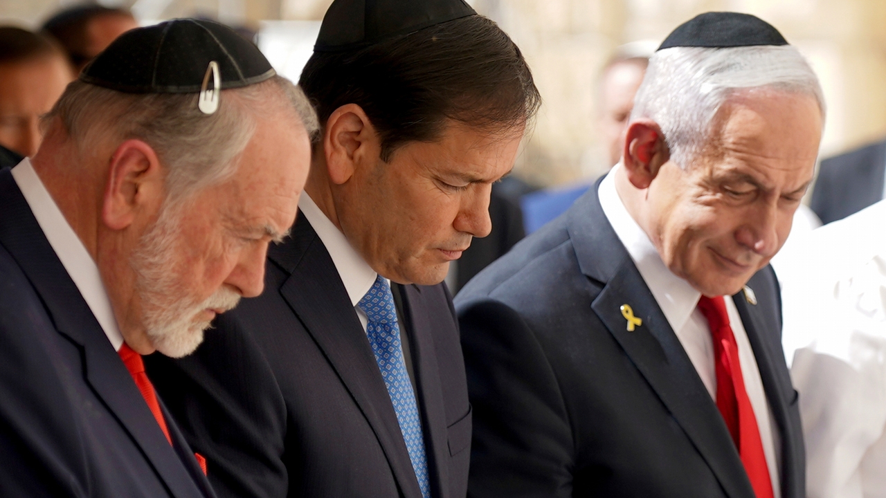 Netanyahu con Rubio en el Muro de Lamentaciones: "Esta alianza nunca ha sido tan fuerte"