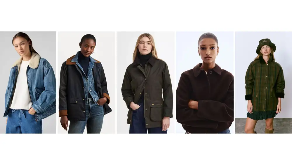 Varios modelos de barn jacket