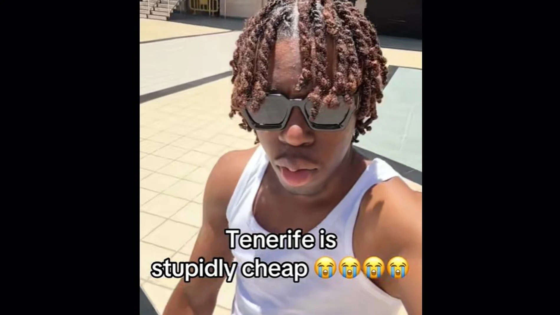 Un turista en Tenerife