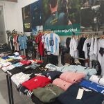 Imagen de algunos de los productos incautados en la campaña estival contra el 'top manta'