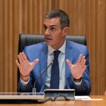 Pedro Sánchez preside la reunión interparlamentaria del Grupo Socialista
