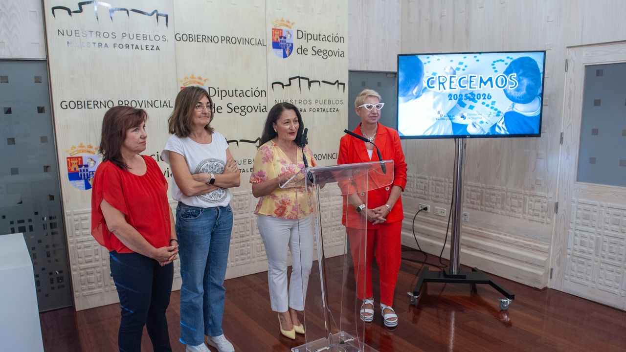 Más de doscientos menores segovianos se beneficiarán del programa Crecemos que gestiona la Diputación
