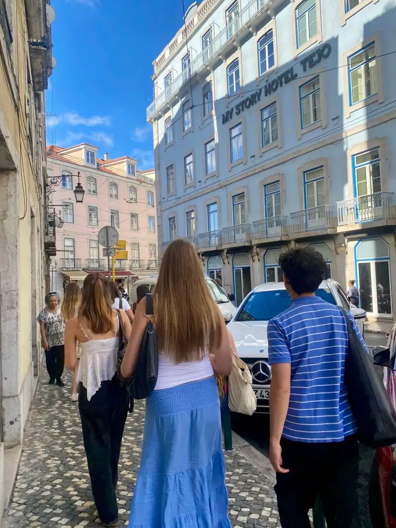 La infanta Sofía disfruta de sus primeras como universitaria en Lisboa