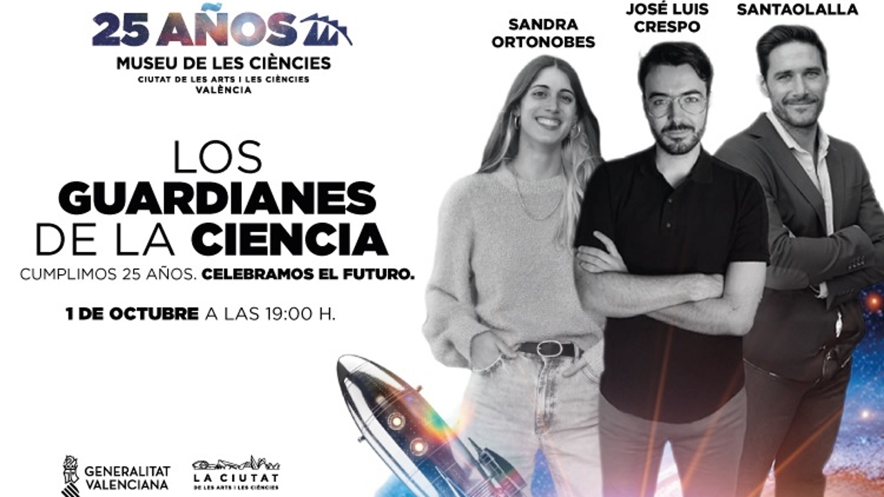 Los "influencers" más conocidos del ámbito científico, en una conferencia en el Museu de les Ciències de Valencia