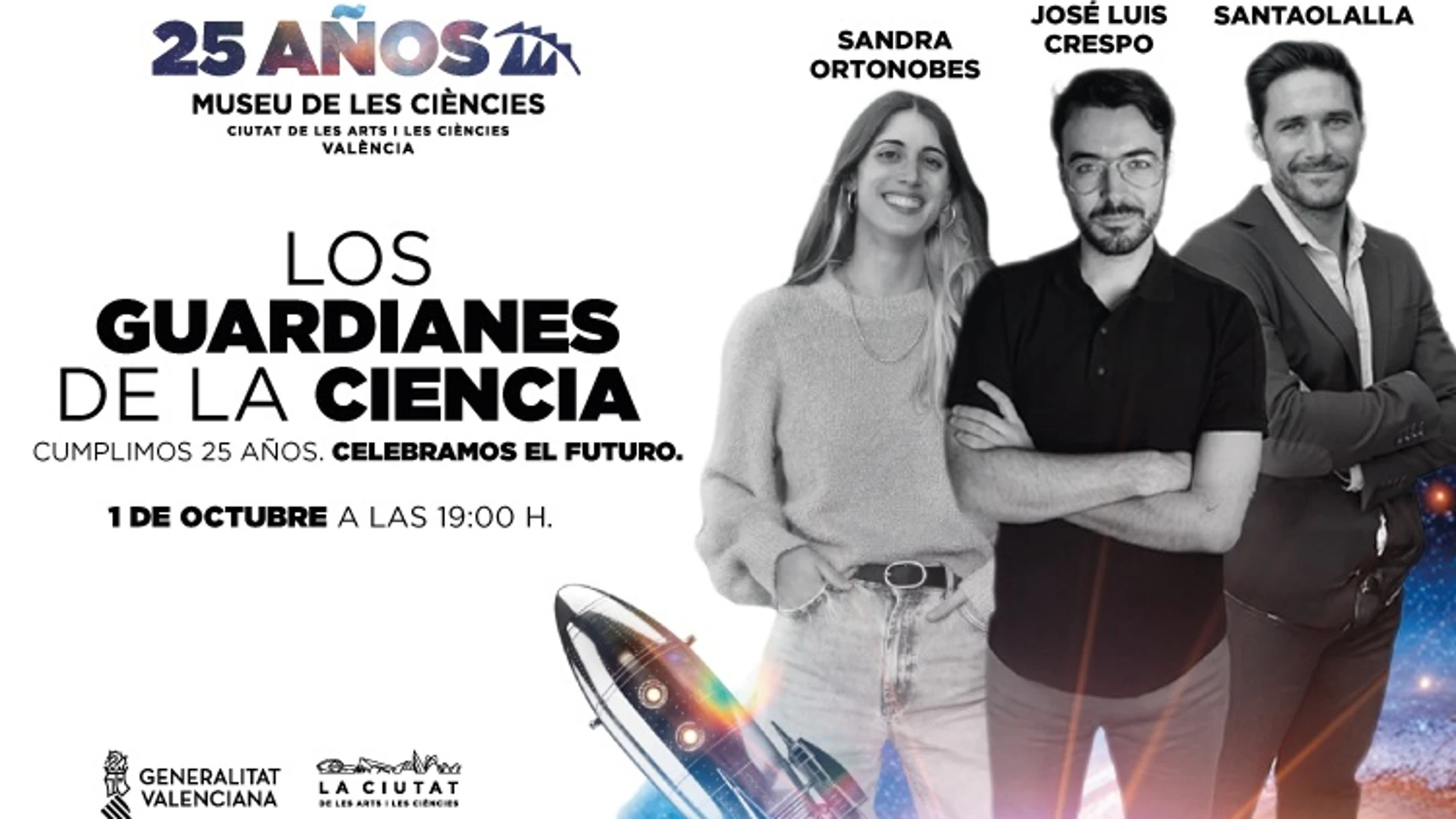 Los "influencers" más conocidos del ámbito científico, en una conferencia en el Museu de les Ciències de Valencia