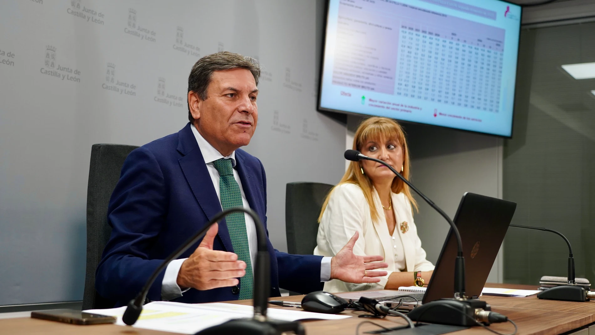 Carlos Fernández Carriedo presenta la contabilidad regional del segundo trimestre del año