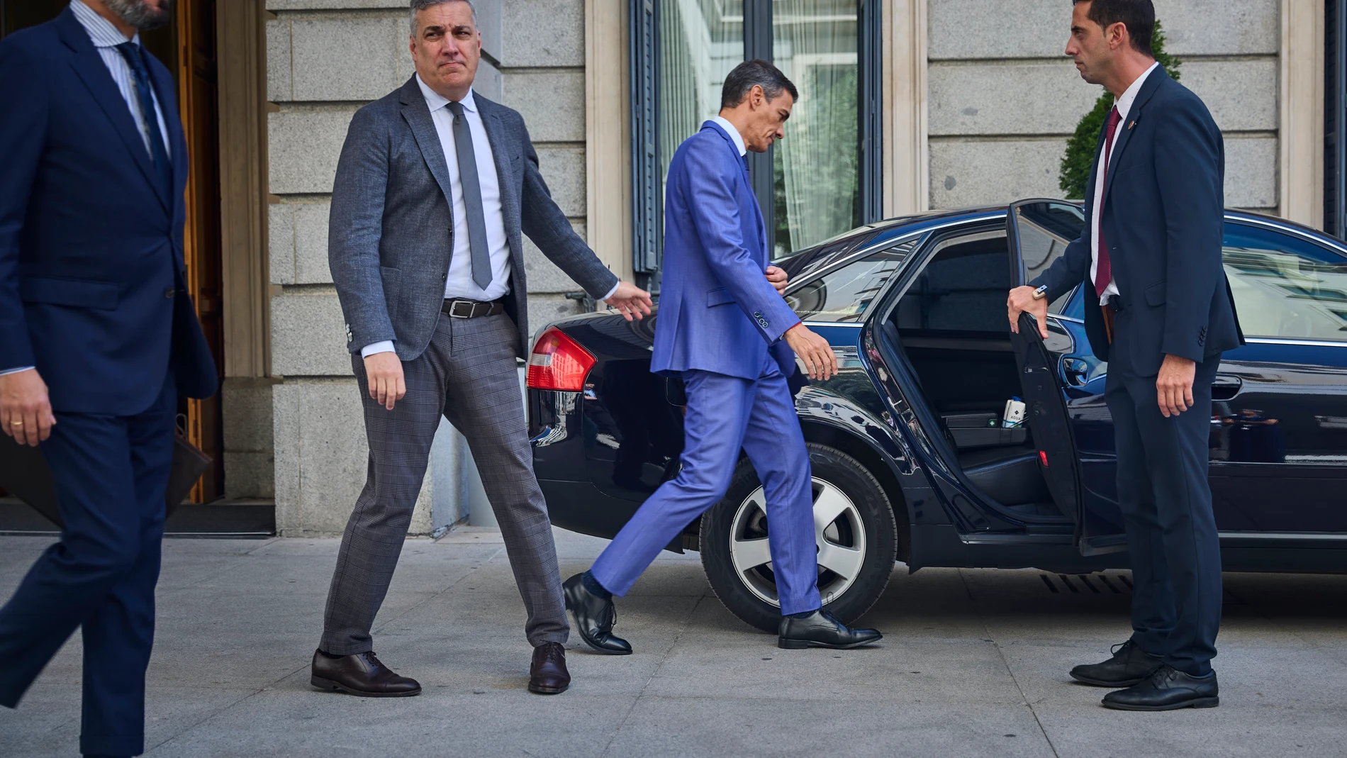 El presidente del Gobierno, Pedro Sánchez, preside la reunion del grupo socialista en el Congreso de los Diputados. © Alberto R. Roldán / Diario La Razón. 15 09 2025