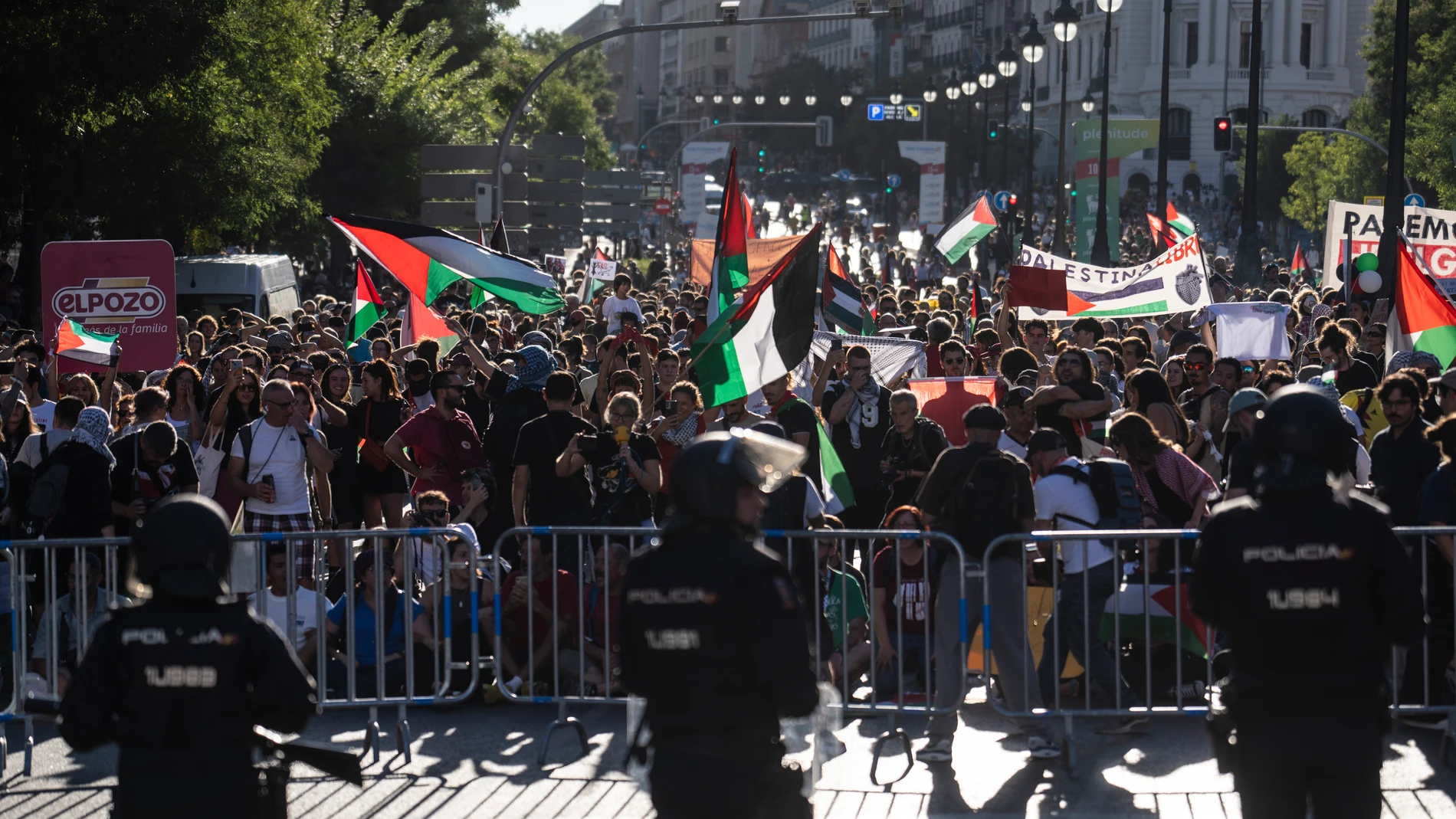 Protestas por la participación de Israel y en apoyo a Palestina en La Vuelta Ciclista