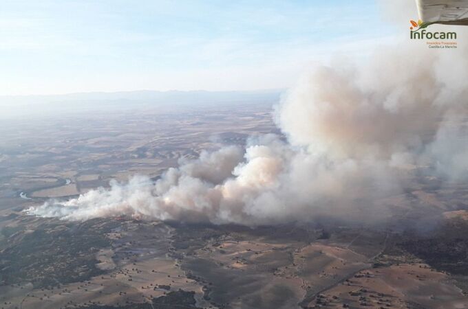 Incendio forestal de Polán (Toledo)