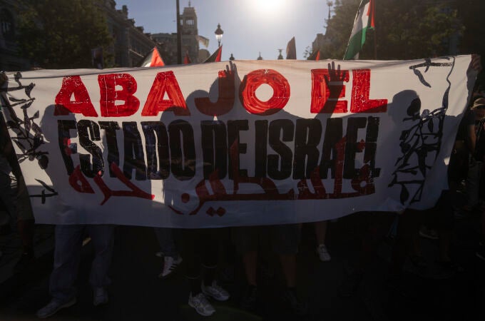 Protestas por la participación de Israel y en apoyo a Palestina en La Vuelta Ciclista