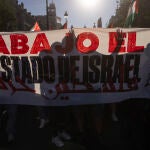 Protestas por la participación de Israel y en apoyo a Palestina en La Vuelta Ciclista