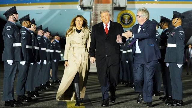 El look de Melania Trump.