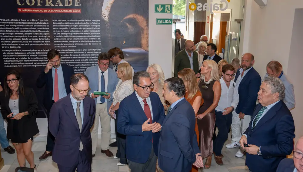 La sede de la Fundación Cajasol en Cádiz durante el evento