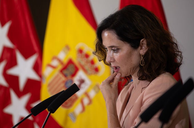 Ayuso preside la reunión del Consejo de Gobierno en la finca El Encín en Alcalá de Henares 