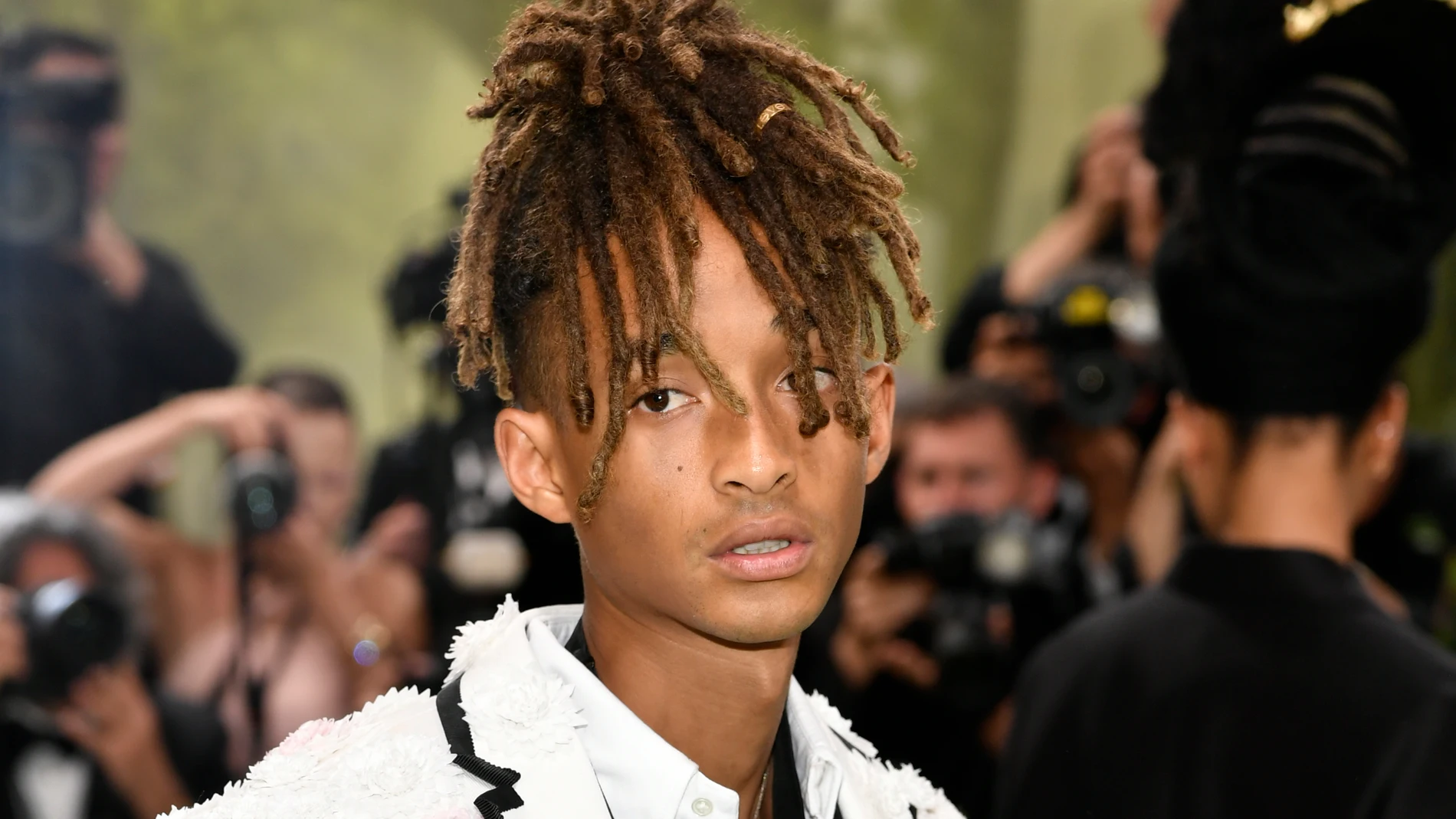 FILE - Jaden Smith appears at The Metropolitan Museum of Art's Costume Institute benefit gala in New York on May 6, 2024. (Photo by Evan Agostini/Invision/AP, File)