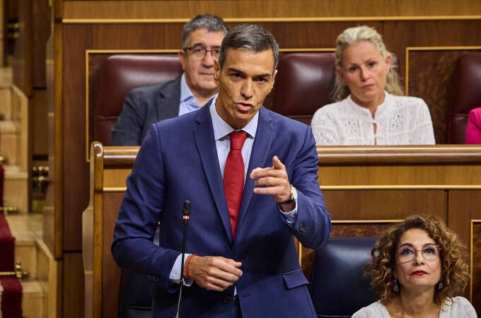 Sesión de control al Gobierno en el Congreso de los Diputados. Comparecen el presidente del Gobierno Pedro Sánchez, María Jesús Montero, Félix Bolaños, Fernando Grande-Marlaska, Oscar Puente. Asisten por el PP Alberto Nuñez Feijoo, Ester Muñoz, Miguel Tellado, por Vox Santiago Abascal, y Gabriel Rufian (ERC), Míriam Nogueras (Junts per Catalunya) y Mertxe Aizpurua por (Bildu)  Sesión de control al Gobierno en el Congreso de los Diputados. Comparecen el presidente del Gobierno Pedro Sánchez, María Jesús Montero, Félix Bolaños, Fernando Grande-Marlaska, Oscar Puente. Asisten por el PP Alberto Nuñez Feijoo, Ester Muñoz, Miguel Tellado, por Vox Santiago Abascal, y Gabriel Rufian (ERC), Míriam Nogueras (Junts per Catalunya) y Mertxe Aizpurua por (Bildu)