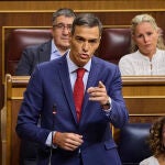 Sesión de control al Gobierno en el Congreso de los Diputados. Comparecen el presidente del Gobierno Pedro Sánchez, María Jesús Montero, Félix Bolaños, Fernando Grande-Marlaska, Oscar Puente. Asisten por el PP Alberto Nuñez Feijoo, Ester Muñoz, Miguel Tellado, por Vox Santiago Abascal, y Gabriel Rufian (ERC), Míriam Nogueras (Junts per Catalunya) y Mertxe Aizpurua por (Bildu) Sesión de control al Gobierno en el Congreso de los Diputados. Comparecen el presidente del Gobierno Pedro Sánchez, María Jesús Montero, Félix Bolaños, Fernando Grande-Marlaska, Oscar Puente. Asisten por el PP Alberto Nuñez Feijoo, Ester Muñoz, Miguel Tellado, por Vox Santiago Abascal, y Gabriel Rufian (ERC), Míriam Nogueras (Junts per Catalunya) y Mertxe Aizpurua por (Bildu)