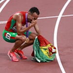 Isaac Nader, tras proclamarse campeón del mundo de 1.500