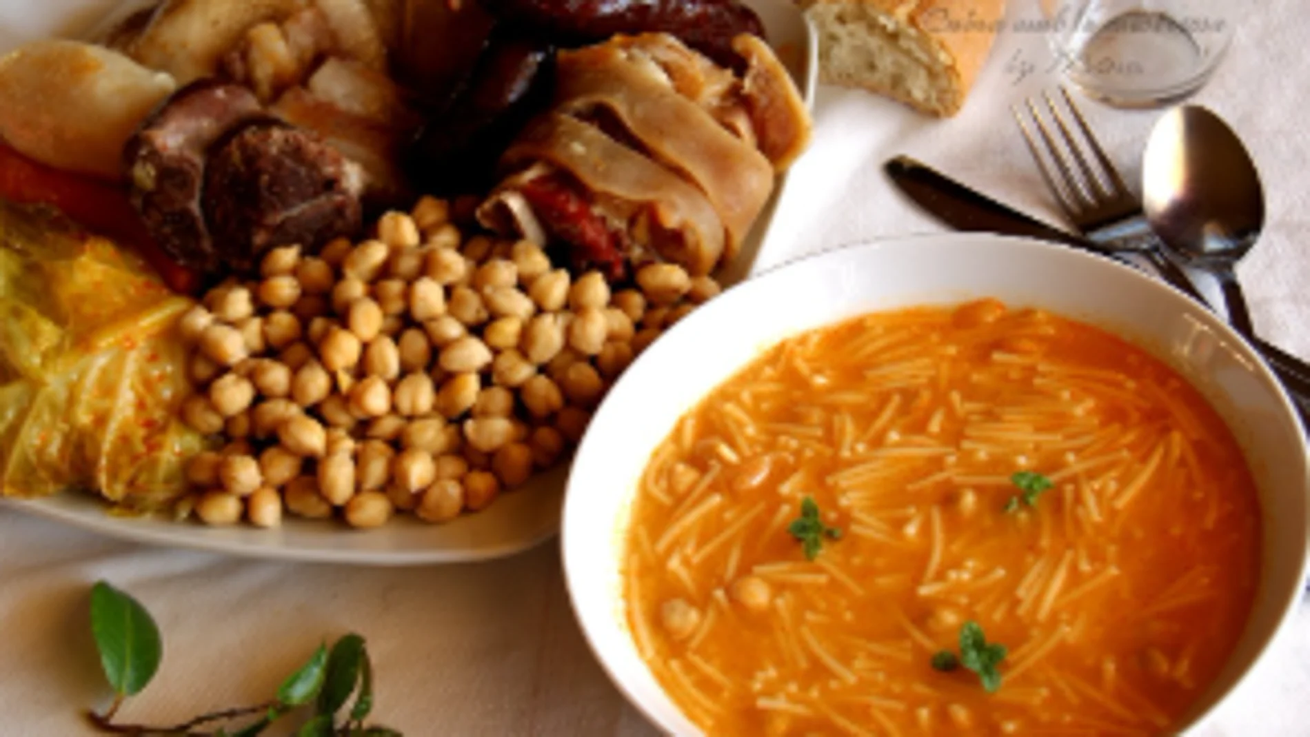 Cocido de garbanzos