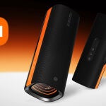 El diseño del nuevo Xiaomi Sound Party apuesta por tonalidades negras y naranjas
