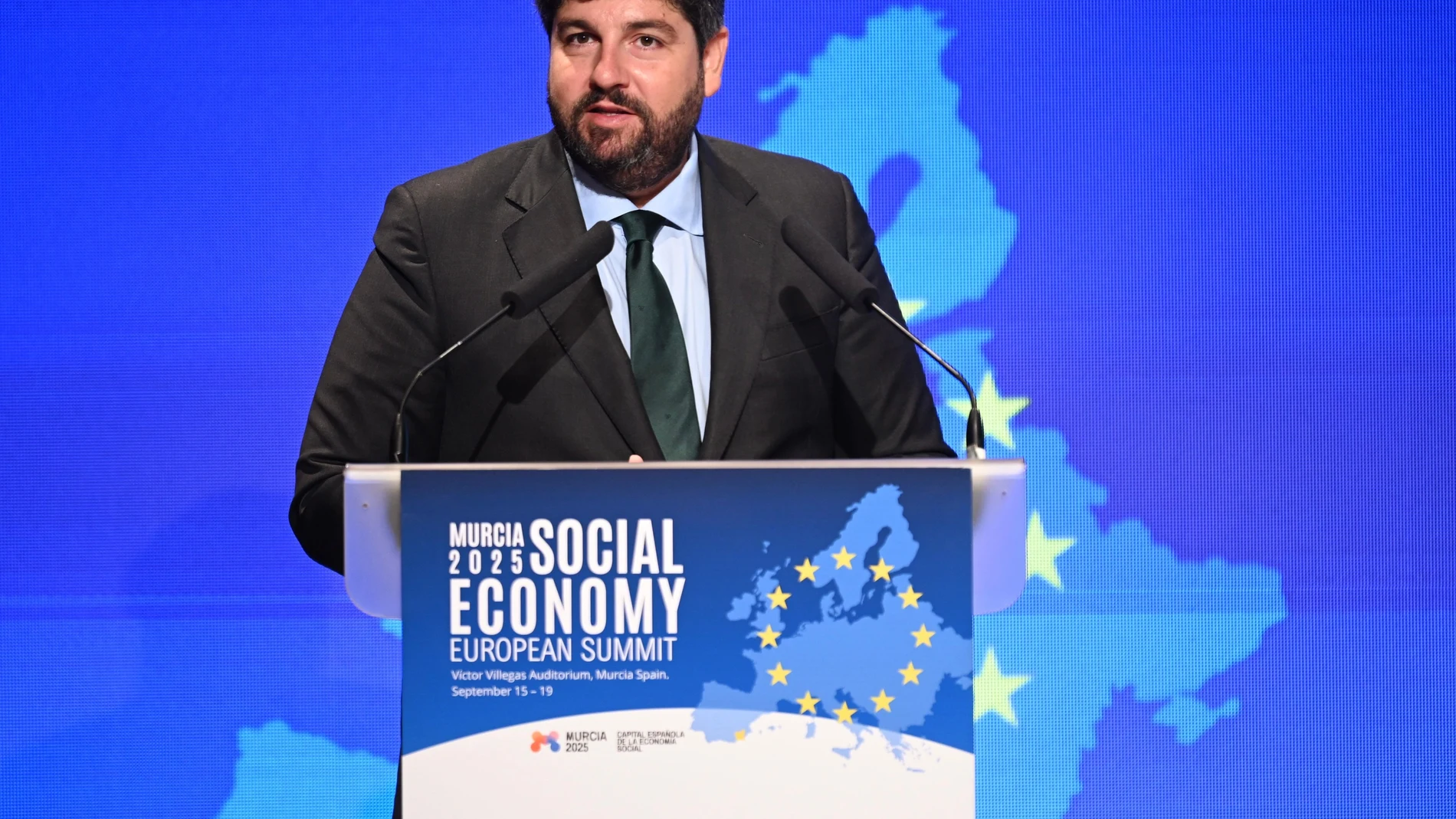 López Miras considera que acoger la primera Cumbre Europea de Economía Social "es el reconocimiento a un trabajo de décadas"