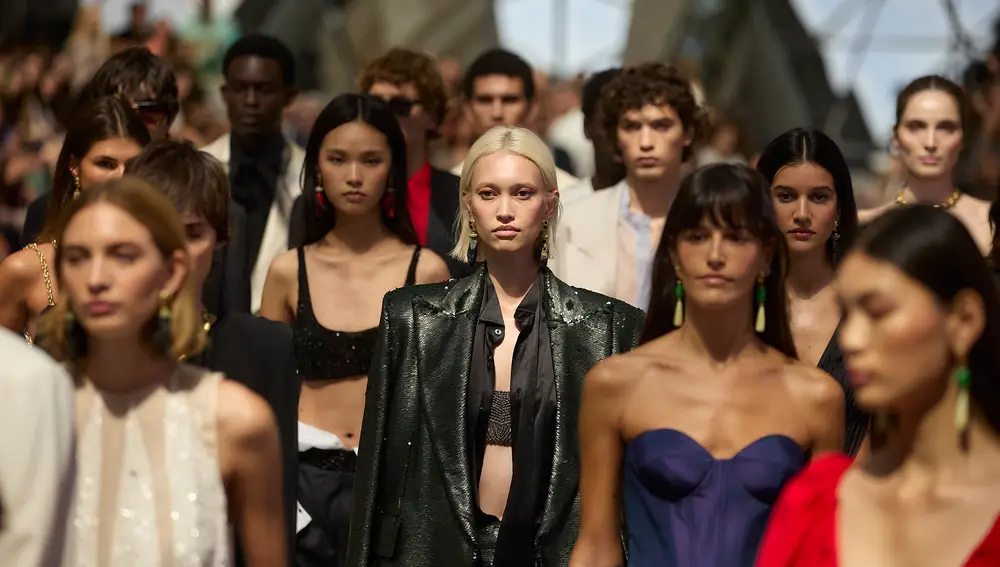 Desfile de Pedro del Hierro en la MBFW-Madrid
