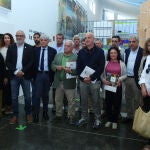 El consejero de Cultura, Turismo y Deporte, Gonzalo Santonja (C), preside la reunión del Equipo Técnico Interdisciplinar de Recuperación de las Médulas