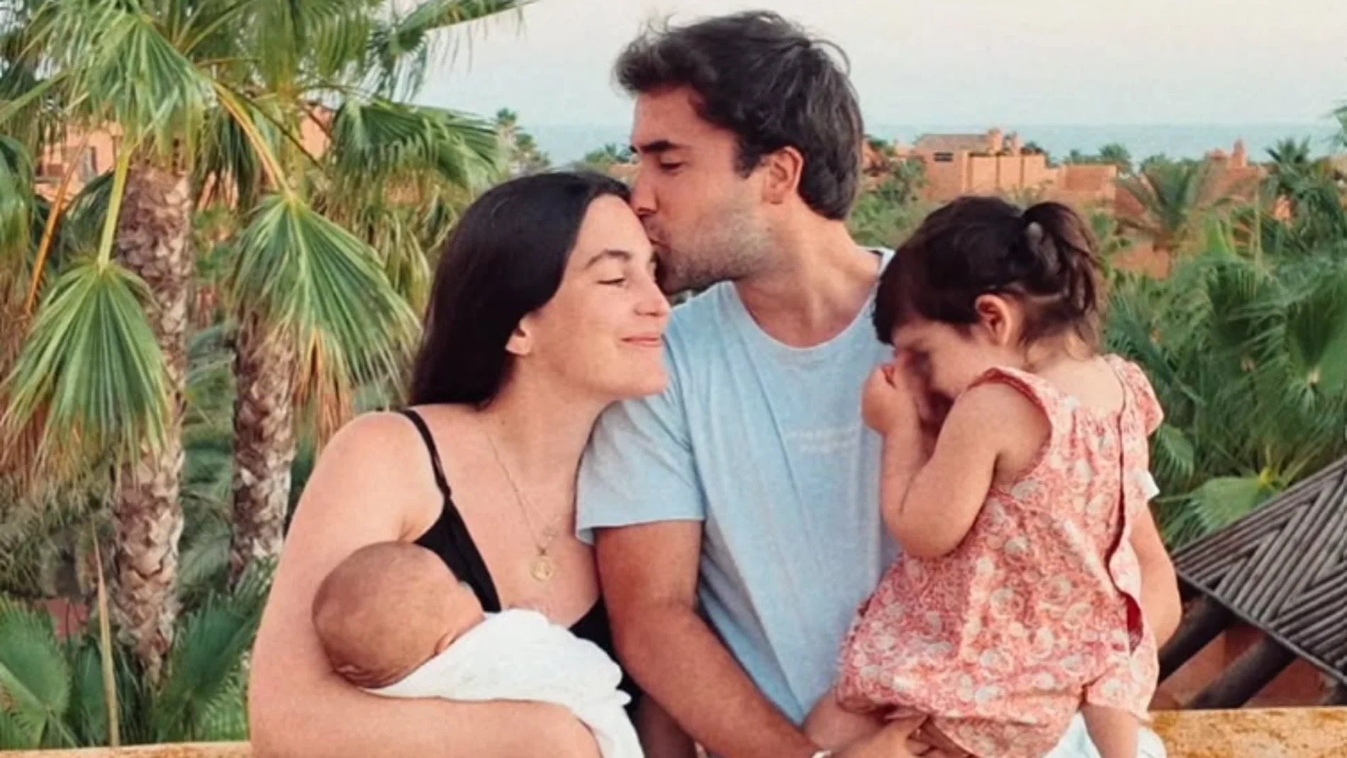 Pedro Castillo y su familia