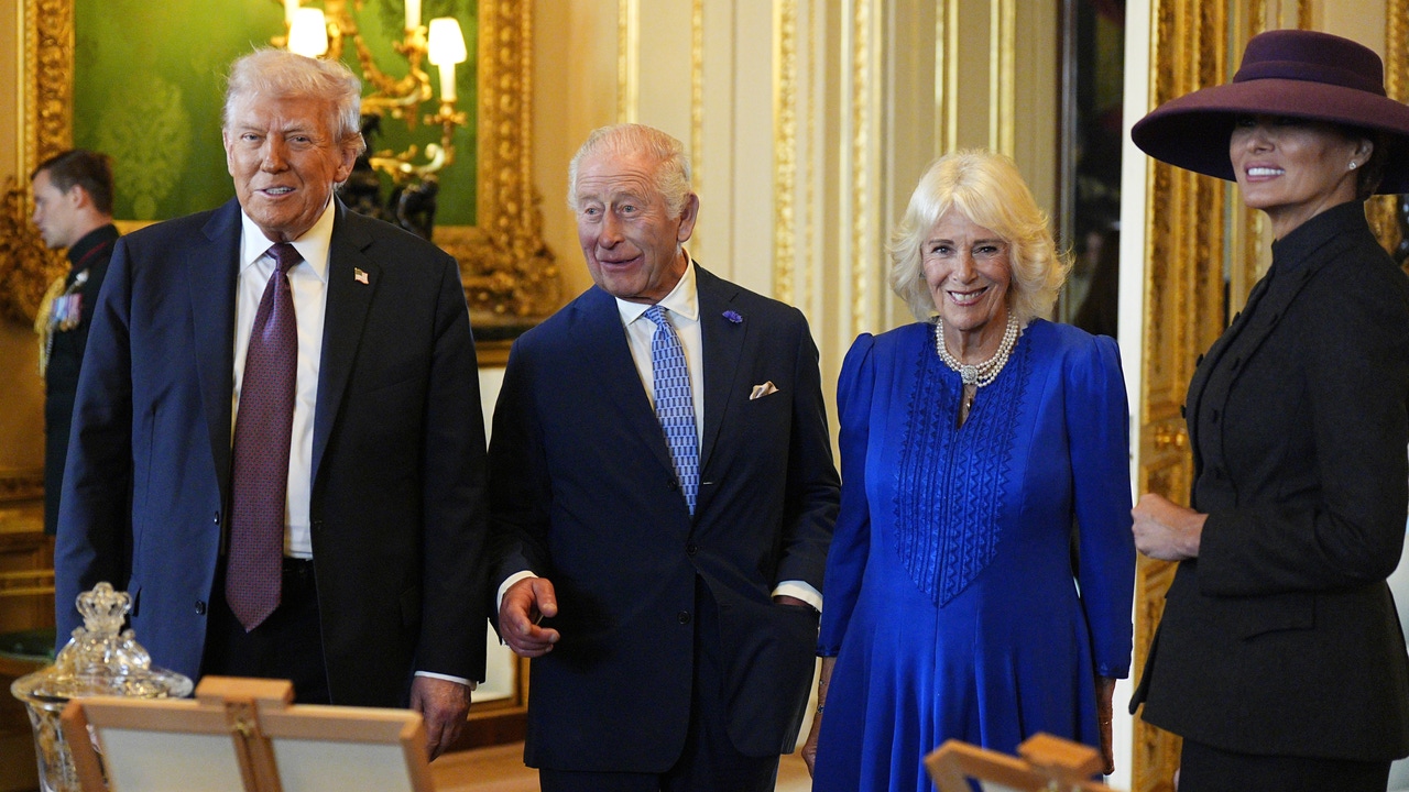 La monarquía británica agasaja a Trump con toda la pompa y boato para mantener "la relación especial"