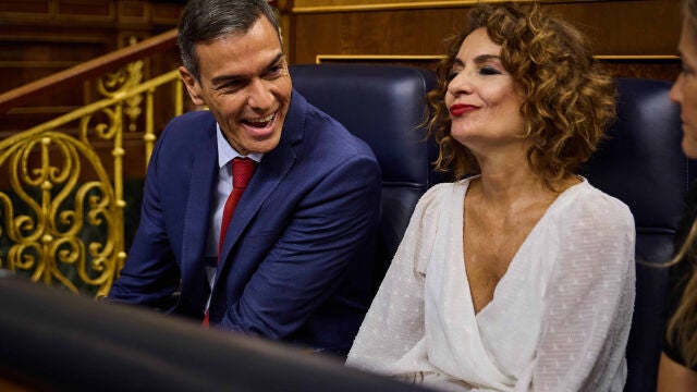 Sesión de control al Gobierno en el Congreso de los Diputados. Comparecen el presidente del Gobierno Pedro Sánchez, María Jesús Montero, Félix Bolaños, Fernando Grande-Marlaska, Oscar Puente. Asisten por el PP Alberto Nuñez Feijoo, Ester Muñoz, Miguel Tellado, por Vox Santiago Abascal, y Gabriel Rufian (ERC), Míriam Nogueras (Junts per Catalunya) y Mertxe Aizpurua por (Bildu)  Sesión de control al Gobierno en el Congreso de los Diputados. Comparecen el presidente del Gobierno Pedro Sánchez, María Jesús Montero, Félix Bolaños, Fernando Grande-Marlaska, Oscar Puente. Asisten por el PP Alberto Nuñez Feijoo, Ester Muñoz, Miguel Tellado, por Vox Santiago Abascal, y Gabriel Rufian (ERC), Míriam Nogueras (Junts per Catalunya) y Mertxe Aizpurua por (Bildu)
