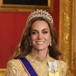 Kate Middleton en la cena de gala en Windsor con los Trump