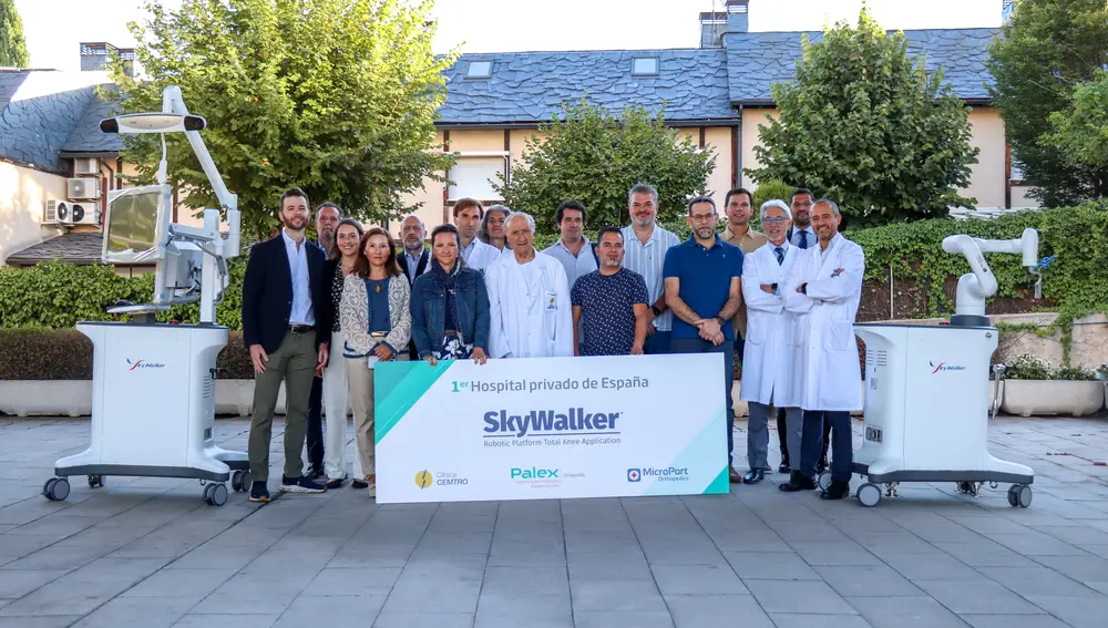 Clínica CEMTRO se convierte en el primer hospital privado en España en incorporar el robot SkyWalker® de Palex España.