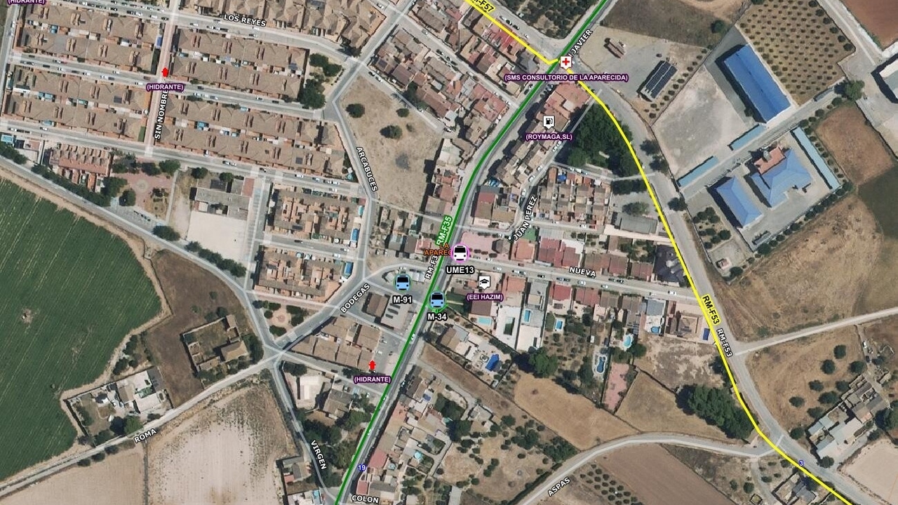 Fallece una mujer de 27 años al ser atropellada por un tractor en Cartagena (Murcia)