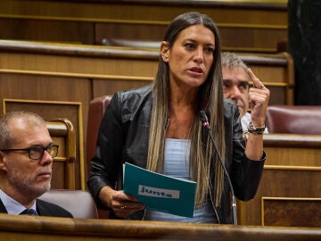 La portavoz de Junts en el Congreso de los Diputados, Míriam Nogueras