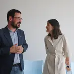 El alcalde de Girona, Lluc Salellas, y la consellera de Interior, Núria Parlon