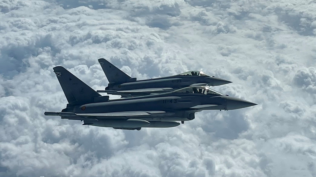 La creciente amenaza rusa obliga al Ejército del Aire a intensificar sus patrullas aéreas en el Báltico