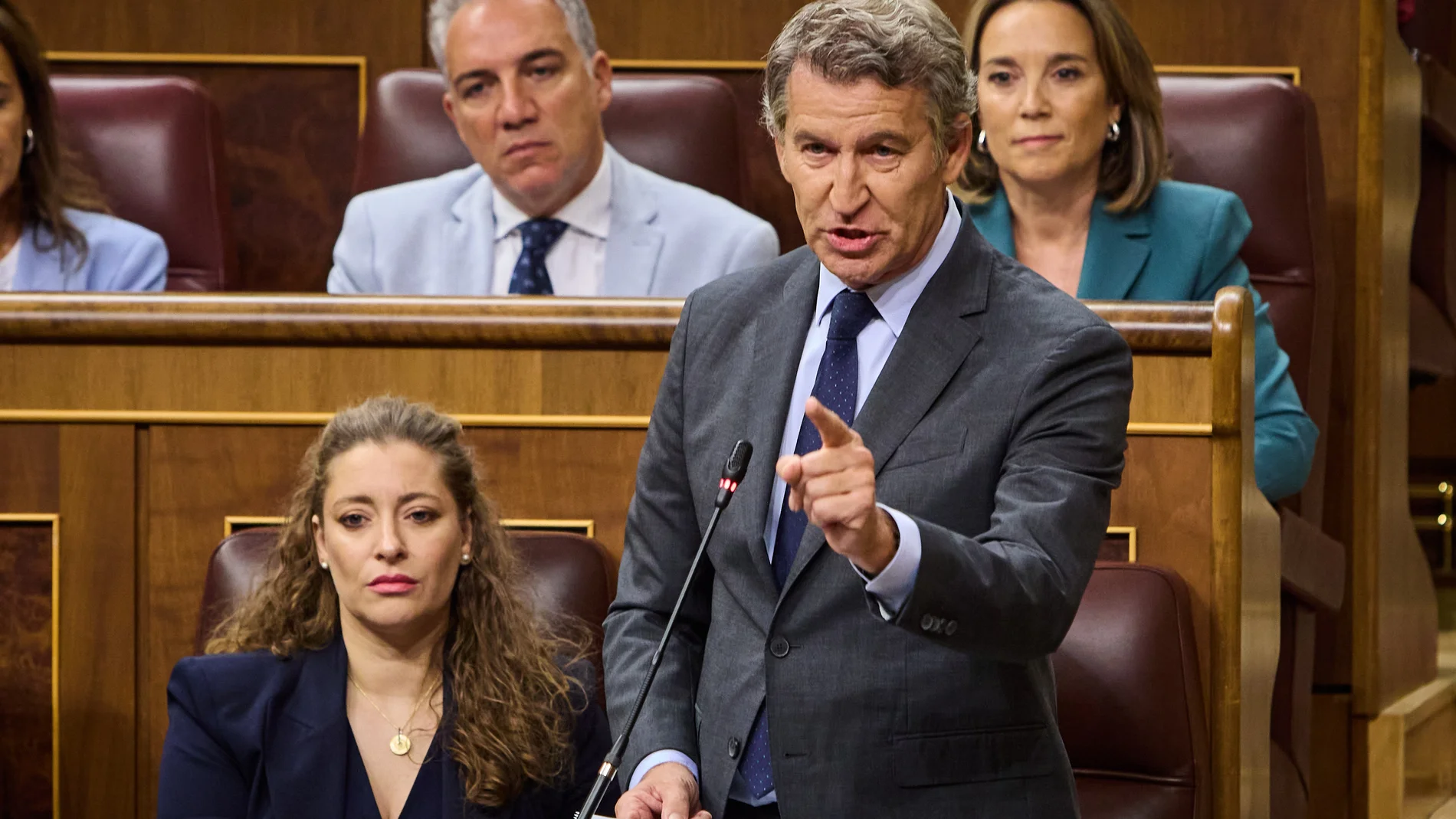 El líder del PP, en el Congreso de los Diputados