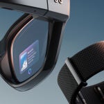 Las nuevas Meta x Ray-Ban Display con su pantalla activada y la Neural Band