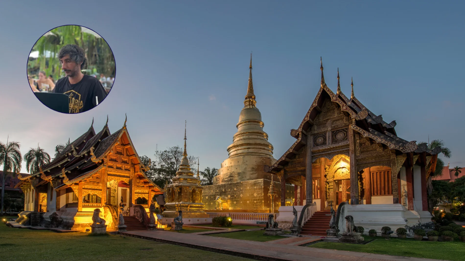 Natxo Asensio reside en Chiang Mai, una ciudad situada al norte de Tailandia