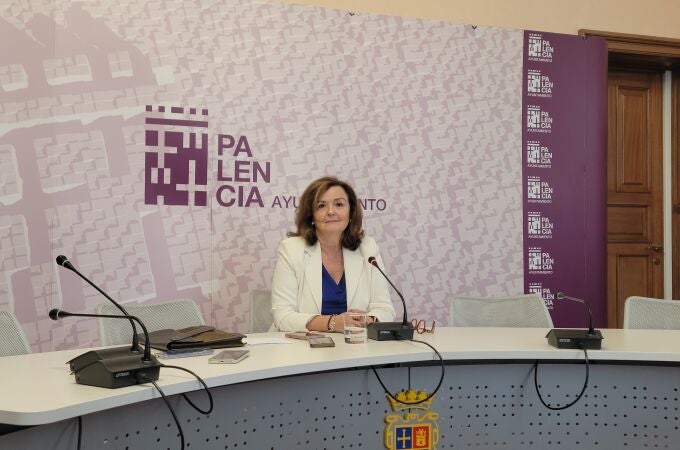 Sonia Lalanda durante la rueda de prensa